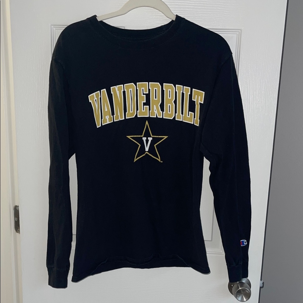 Champion Vanderbilt Black Long Sleeve Shirt